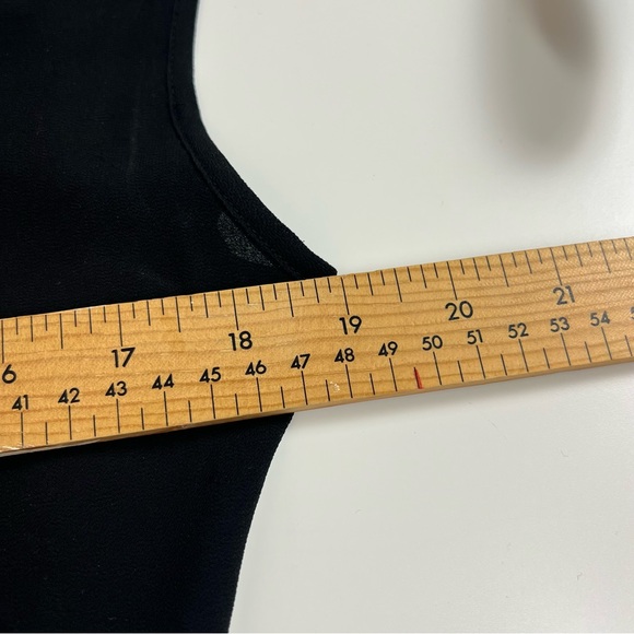 Naked Zebra Black Cowl Neck Camisole Tank – Minimalist Essential – Size large - Picture 4 of 5